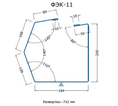 ФЭК-11 водосточный желоб