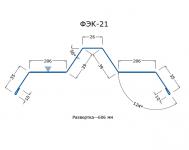 ФЭК-21 конек на деформационный шов